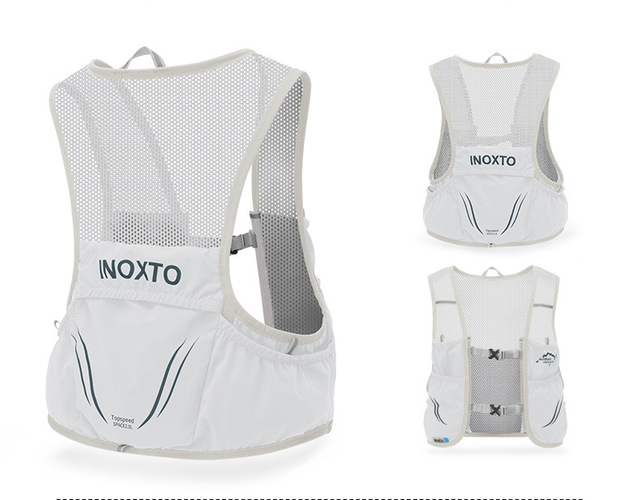 Lekki plecak Hydration Vest - torba do biegania, jazdy na rowerze, maratonów, pieszych wycieczek, ultra lekka, przenośna torba z 500 ml butelką wody - Wianko - 16