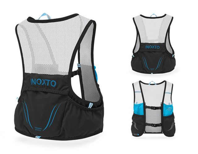 Lekki plecak Hydration Vest - torba do biegania, jazdy na rowerze, maratonów, pieszych wycieczek, ultra lekka, przenośna torba z 500 ml butelką wody - Wianko - 19