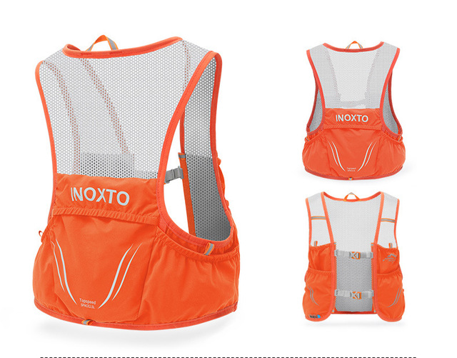 Lekki plecak Hydration Vest - torba do biegania, jazdy na rowerze, maratonów, pieszych wycieczek, ultra lekka, przenośna torba z 500 ml butelką wody - Wianko - 14