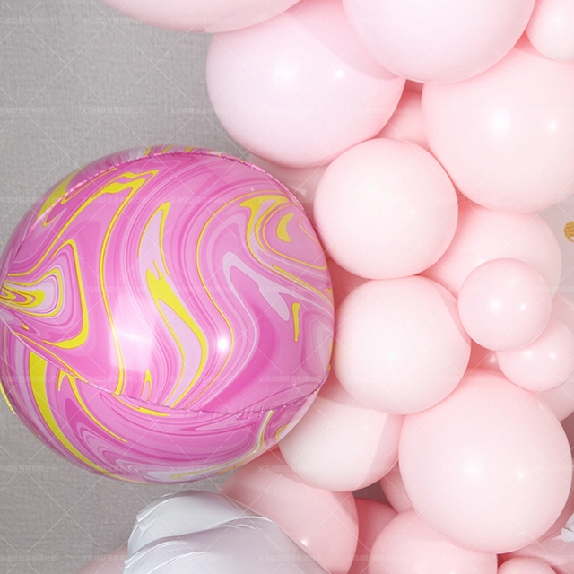Różowe balony dekoracyjne Garland Arch - Balon dzień pierwszych urodzin dziewczynki, Baby Shower - wystrój na przyjęcie urodzinowe lub baby shower - Wianko - 11