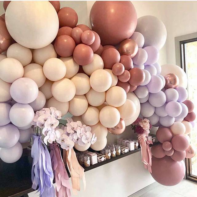 Różowe balony dekoracyjne Garland Arch - Balon dzień pierwszych urodzin dziewczynki, Baby Shower - wystrój na przyjęcie urodzinowe lub baby shower - Wianko - 9