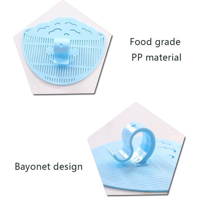 Durszczak o kształcie liścia ryżu do mycia i czyszczenia warzyw - gadżet kuchenny - Wianko - 4