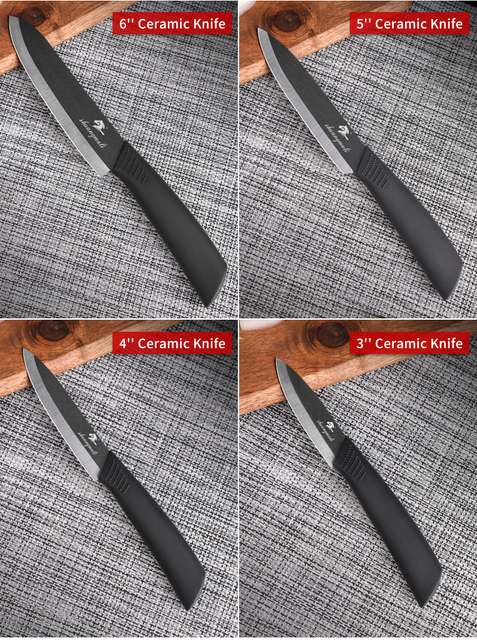 Noż Ceramika Kuchenna 5 Cal Tasak Warzywny Wyższej Jakości - Idealny do Obierania i Krojenia Ziemniaków - Wianko - 5