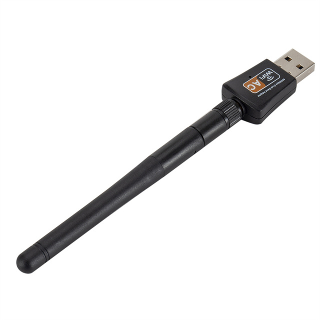 LccKaa Adapter USB Wifi 600Mbps dual band 2.4GHz/5.0GHz - karta sieciowa bezprzewodowa z szybką anteną - Wianko - 4