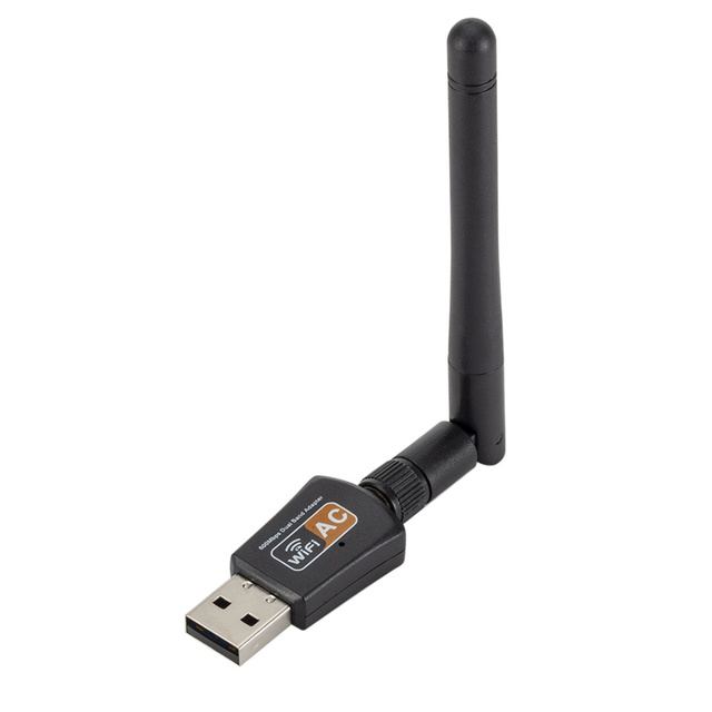 LccKaa Adapter USB Wifi 600Mbps dual band 2.4GHz/5.0GHz - karta sieciowa bezprzewodowa z szybką anteną - Wianko - 5