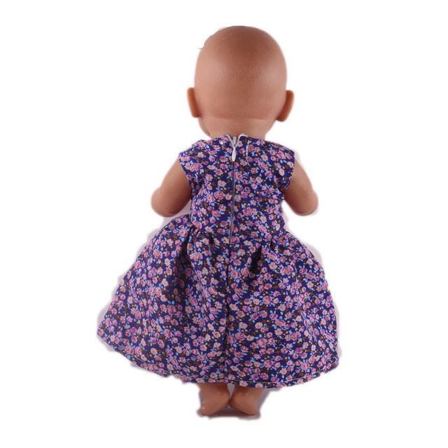 Modne ubrania dla lalki amerykańskiej 18 cali i laleczki bobas 43 cm, najlepszy prezent dla dzieci - bezpłatna wysyłka - Wianko - 3