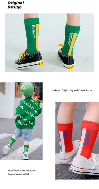 Skarpetki dziecięce koreańskie w cukierkowych kolorach - zestaw 3 pary - Wianko - 5
