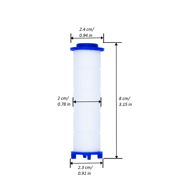 Filtr zamienny do ręcznej słuchawki prysznicowej z elementem filtrującym wykonanym z bawełny PP - Wianko - 5