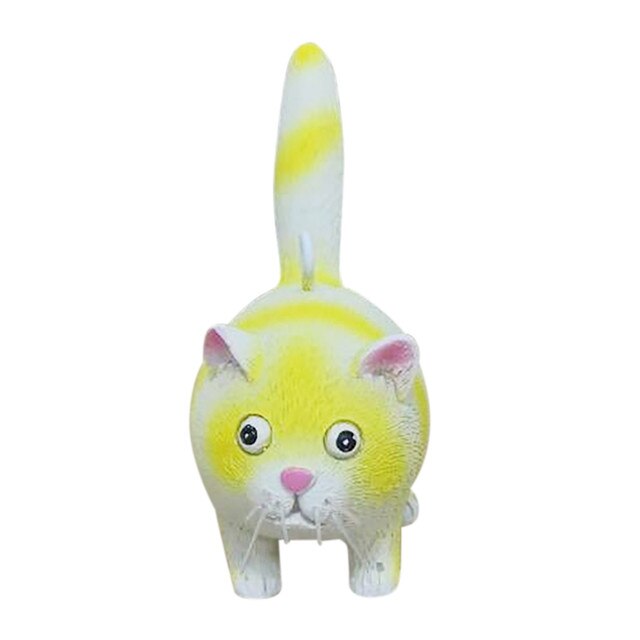 Rzemiosłnicza miniaturowa kotka - dekoracyjny wisiorek w formie kotowej rzeźby z żywicy - Wianko - 21
