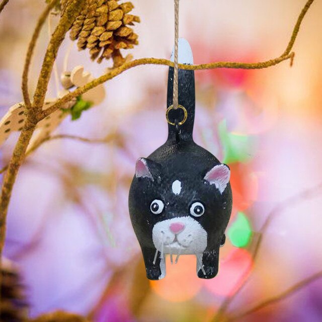 Rzemiosłnicza miniaturowa kotka - dekoracyjny wisiorek w formie kotowej rzeźby z żywicy - Wianko - 31