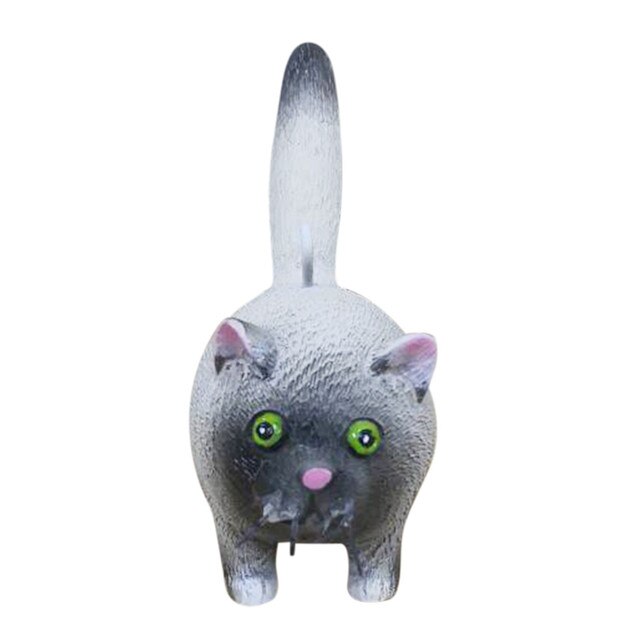 Rzemiosłnicza miniaturowa kotka - dekoracyjny wisiorek w formie kotowej rzeźby z żywicy - Wianko - 26