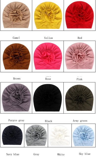 Elegancki turban dla niemowląt - okłady na głowę z bawełny dla dziewcząt - Wianko - 10