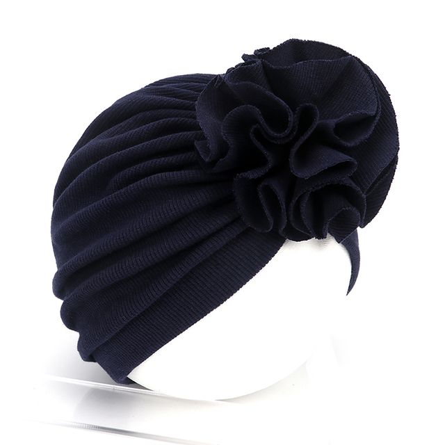 Elegancki turban dla niemowląt - okłady na głowę z bawełny dla dziewcząt - Wianko - 14