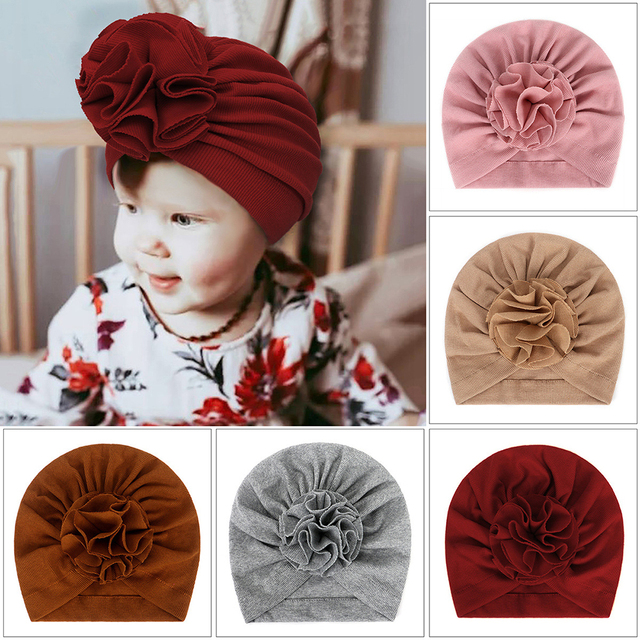 Elegancki turban dla niemowląt - okłady na głowę z bawełny dla dziewcząt - Wianko - 9