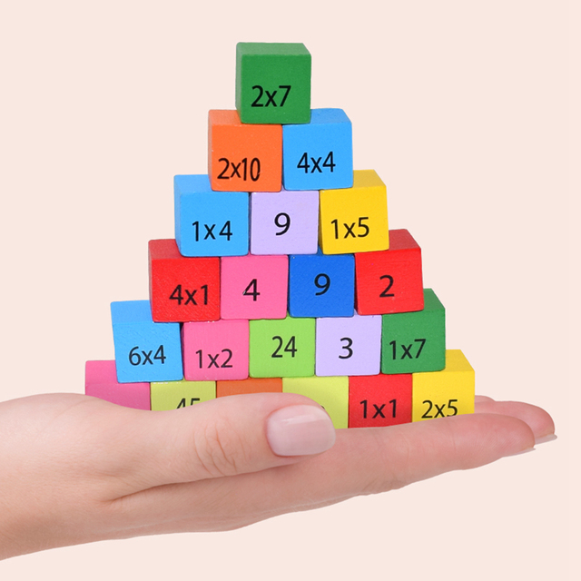 Drewniane zabawki matematyczne dla dzieci - tablica Montessori do nauki mnożenia i arytmetyki - Wianko - 8