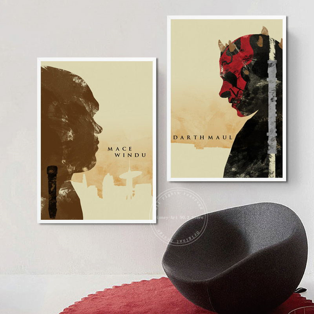 Filmowe obrazy na płótnie Jedi wojownik - plakat i druk obraz na ścianę - Wianko - 13