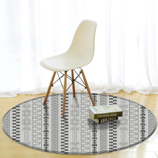 Nowoczesny dywan flanelowy na podłogę do salonu i sypialni z antypoślizgowym nadrukiem - Crapet - Wianko - 9