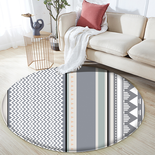 Nowoczesny dywan flanelowy na podłogę do salonu i sypialni z antypoślizgowym nadrukiem - Crapet - Wianko - 14