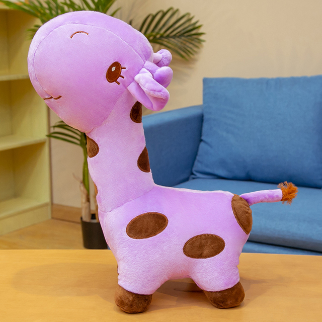 Pluszowa żyrafa miękka nadziewana lalka dla dzieci - 40-70CM - Wianko - 8