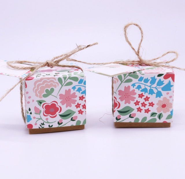 Opakowanie DIY na cukierki - papierowe pudełko w formie torby z 12 sztukami kart wiadomości - Wianko - 6
