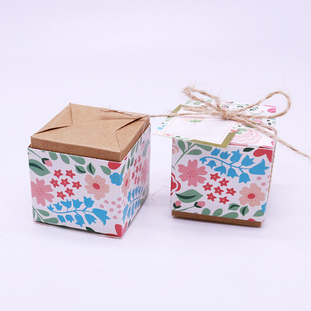 Opakowanie DIY na cukierki - papierowe pudełko w formie torby z 12 sztukami kart wiadomości - Wianko - 12