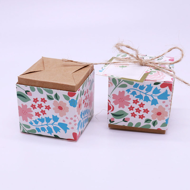 Opakowanie DIY na cukierki - papierowe pudełko w formie torby z 12 sztukami kart wiadomości - Wianko - 13