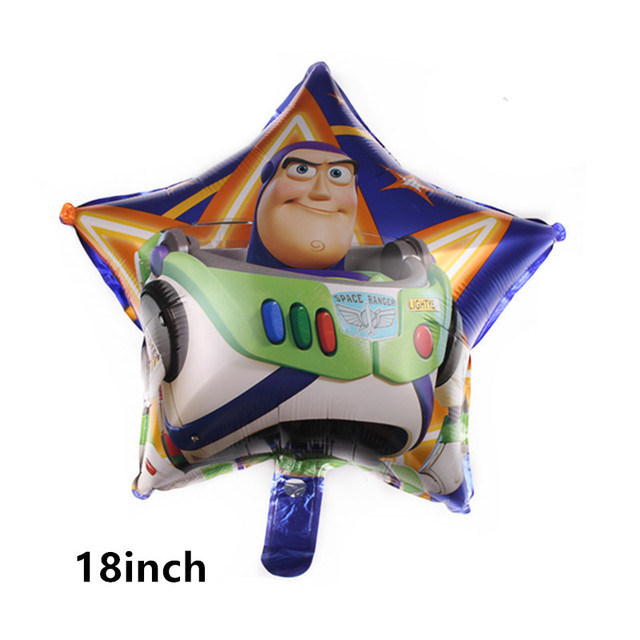 Buzz Lightyear balon foliowy baner urodzinowy Cartoon Story + dekoracje Baby Shower dziecięce akcesoria - Wianko - 7