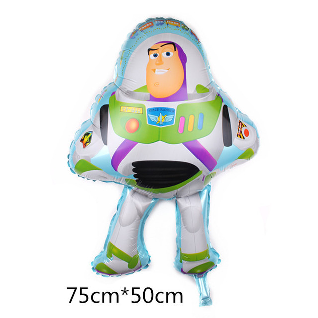 Buzz Lightyear balon foliowy baner urodzinowy Cartoon Story + dekoracje Baby Shower dziecięce akcesoria - Wianko - 6