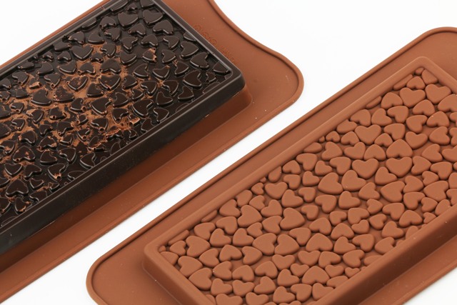 Silikonowa tabliczka czekolady - Forma silikonowa do dekoracji ciast czekoladowych - Narzędzie do pieczenia i formowanie cukierków - Mold DIY 2021 - Wianko - 2