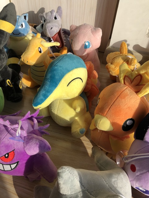 Pluszowe lalki Pokemon: Pikachu, Bulbasaur, Charmander, Squirtle, Lapras, Charizard, Blastoise, Snorlax, Eevee, Jigglypuff, Gengar - oferta z kategorii Pluszowe zwierzęta - Wianko - 9
