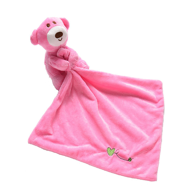 Aksamitny śliniaczek dziecięcy z uspokajającym ręcznikiem Bebe Smock Burp Blankie, wzór: królik - Wianko - 9