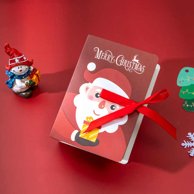 10 sztuk pudełko na prezent świąteczny - święty Mikołaj cukierków i ciasta - Wianko - 16