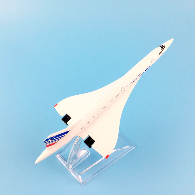 Model samolotu Concorde Air France 16cm - francuskie linie lotnicze dla dzieci - kolekcja ornamentów - Wianko - 5