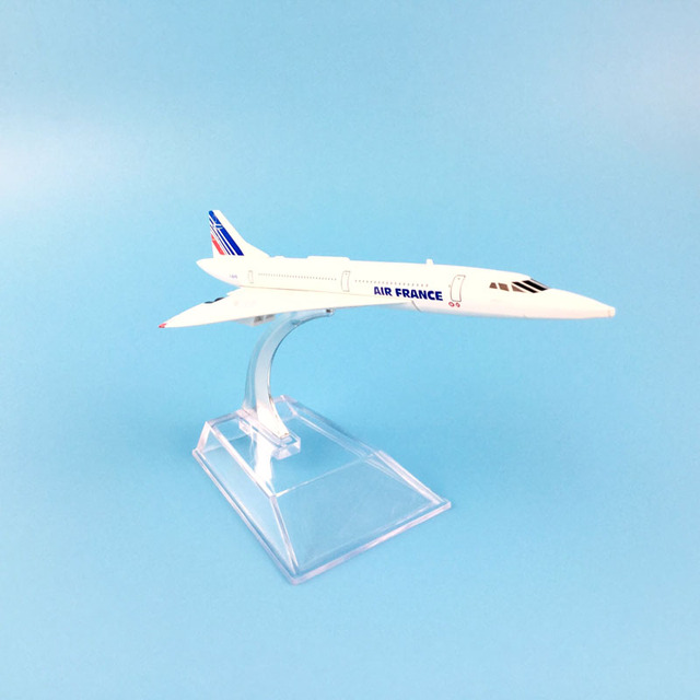 Model samolotu Concorde Air France 16cm - francuskie linie lotnicze dla dzieci - kolekcja ornamentów - Wianko - 6
