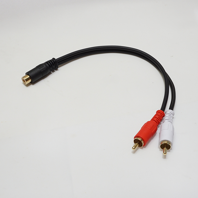 Kabel Audio RCA żeńsko-2 * RCA męsko Y Splitter 0.2m 20cm Adapter do samochodu - Wianko - 10