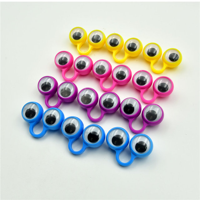 Plastikowe obręcze z ruchomymi oczami BIG Google Eye - pacynka dla dzieci na urodziny - Wianko - 3