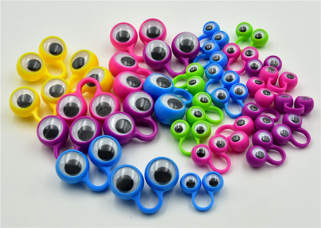 Plastikowe obręcze z ruchomymi oczami BIG Google Eye - pacynka dla dzieci na urodziny - Wianko - 6