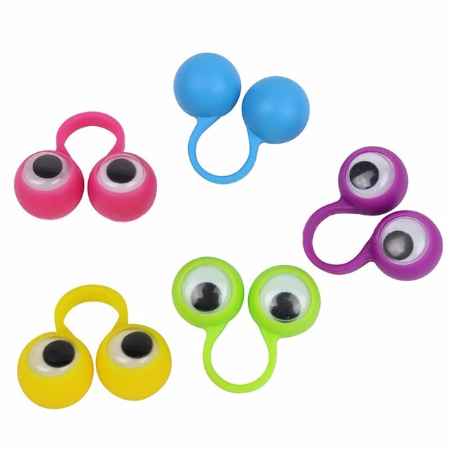 Plastikowe obręcze z ruchomymi oczami BIG Google Eye - pacynka dla dzieci na urodziny - Wianko - 12