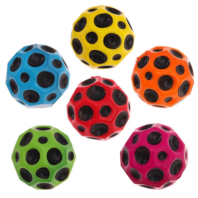 Piłka księżycowa i kauczukowa dla przedszkolaka - losowy kolor - Wianko - 9