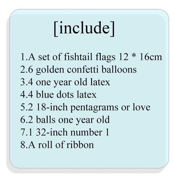 Dekoracje urodzinowe dla 1-rocznego chłopca lub dziewczynki: baner, balony bociankowe - Wianko - 3