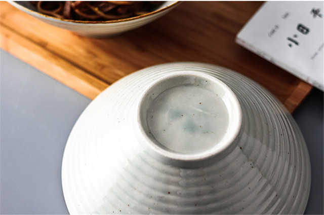 Miseczka domowa do ryżu, makaronu, zupy, deserów - retro koreański styl, ceramiczna zastawa stołowa - Wianko - 14