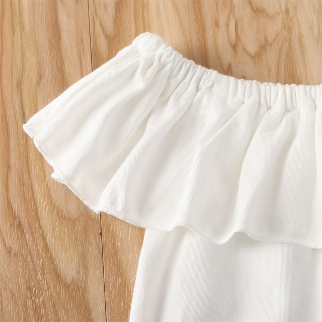 Komplet 2 sztuk ubrań dla dziewczynki 2-7 lat: krótki top, tutu spódnice, pałąk - Wianko - 9