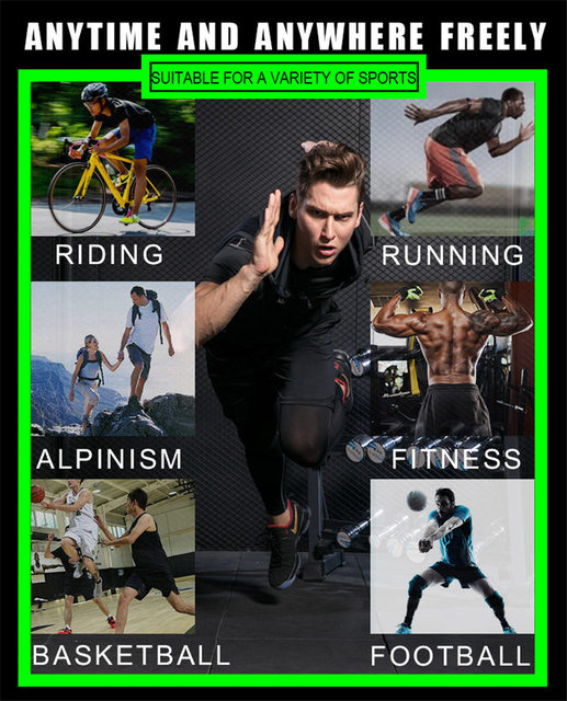 Męska kompresyjna odzież sportowa do fitnessu i biegania w kolorze czarnym - zestaw treningowy - Wianko - 26
