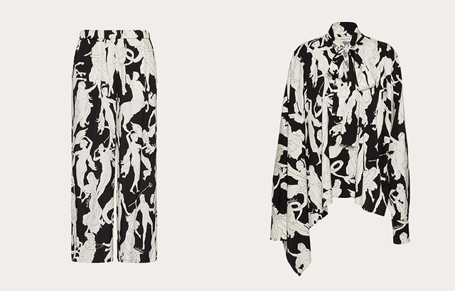 Luksusowy damski materiał satynowy z wzorem, 100% poliester, drukowany jak sztuczny jedwab - koszule i piżamy - Wianko - 13