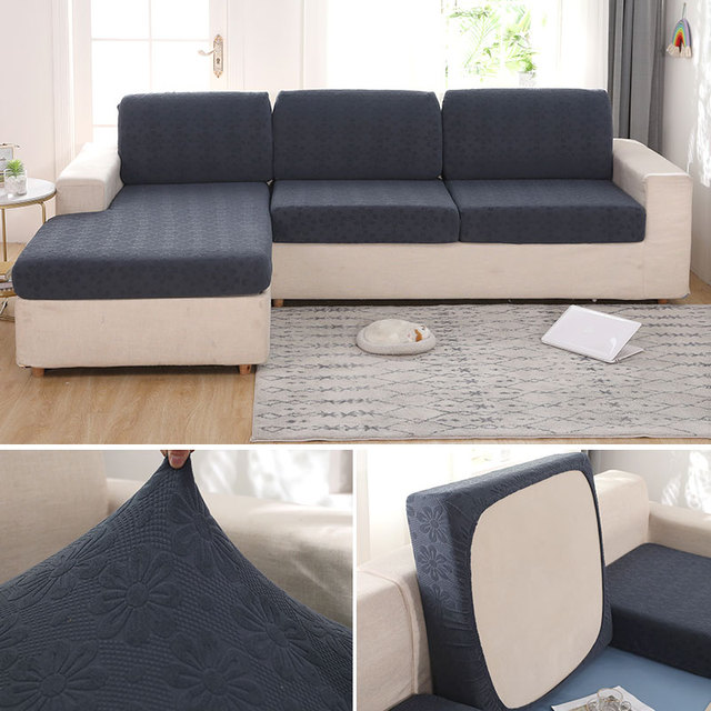 Nowy pokrowiec na sofę z pluszu, wysokiej elastyczności, kolor stały, półpokrywa, design narzuty, 2021 - Wianko - 9