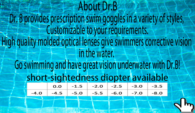 Okulary pływackie Barracuda Dr.B, krótkowzroczność, ochrona UV, wodoodporne, męskie i damskie - Wianko - 8