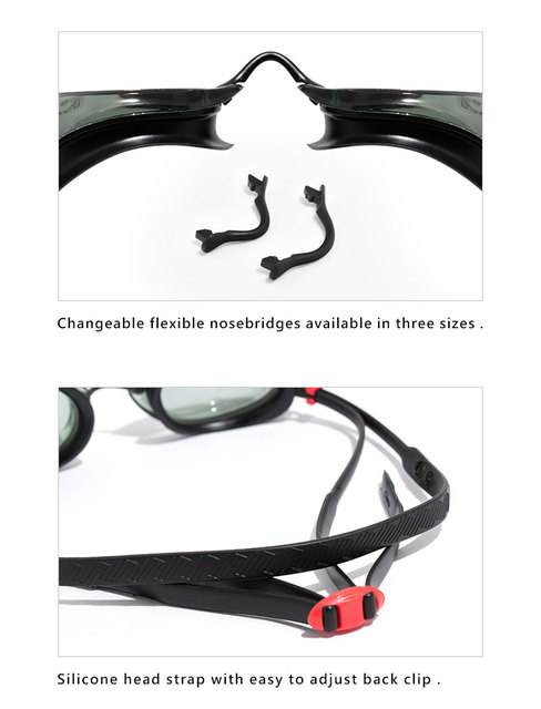 Okulary pływackie Barracuda Dr.B, krótkowzroczność, ochrona UV, wodoodporne, męskie i damskie - Wianko - 5