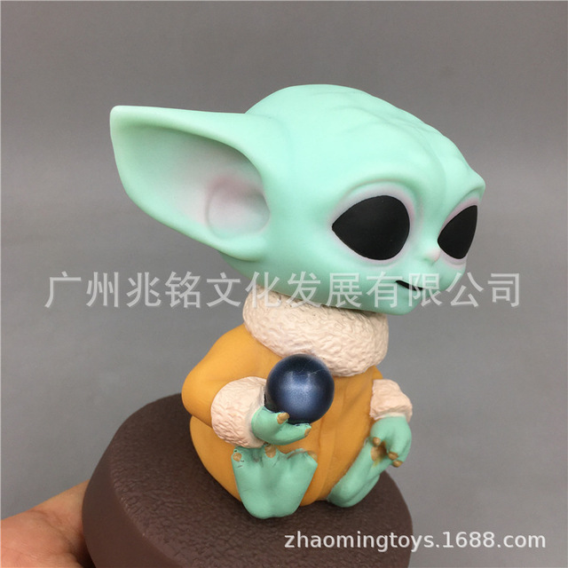 Lalka Bobblehead Yoda z serii Disney anime Mandalorian dla fanów samochodów - prezenty dla mężczyzn i kobiety, idealne na urodziny i święta - Wianko - 36