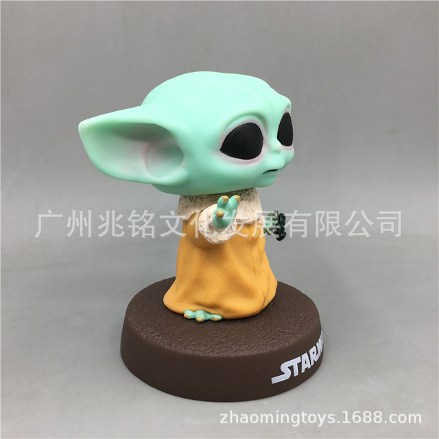 Lalka Bobblehead Yoda z serii Disney anime Mandalorian dla fanów samochodów - prezenty dla mężczyzn i kobiety, idealne na urodziny i święta - Wianko - 26