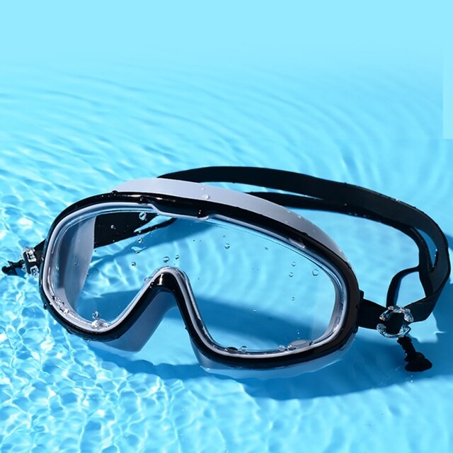 Profesjonalne okulary pływackie dorośli UV Anti Fog Oculos Espelhado wodoodporne - Wianko - 1